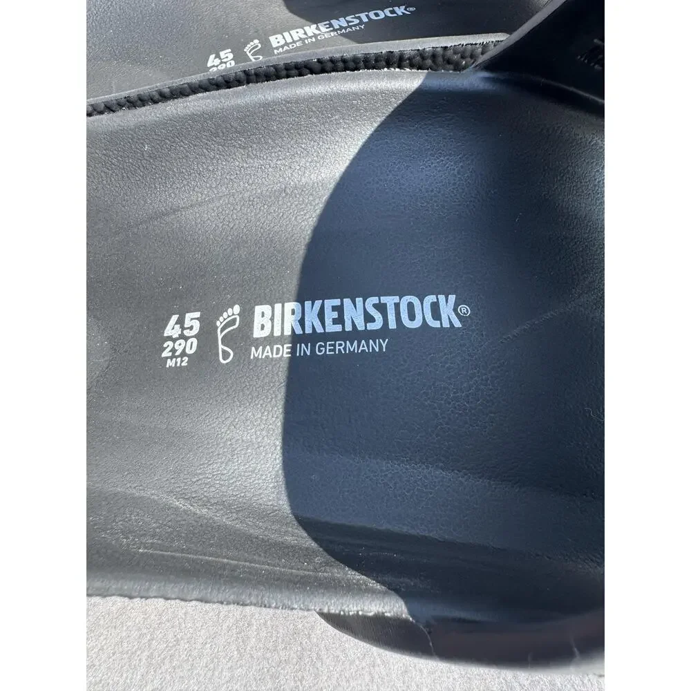 Like New Birkenstock Black EVA Slide Sandals 45